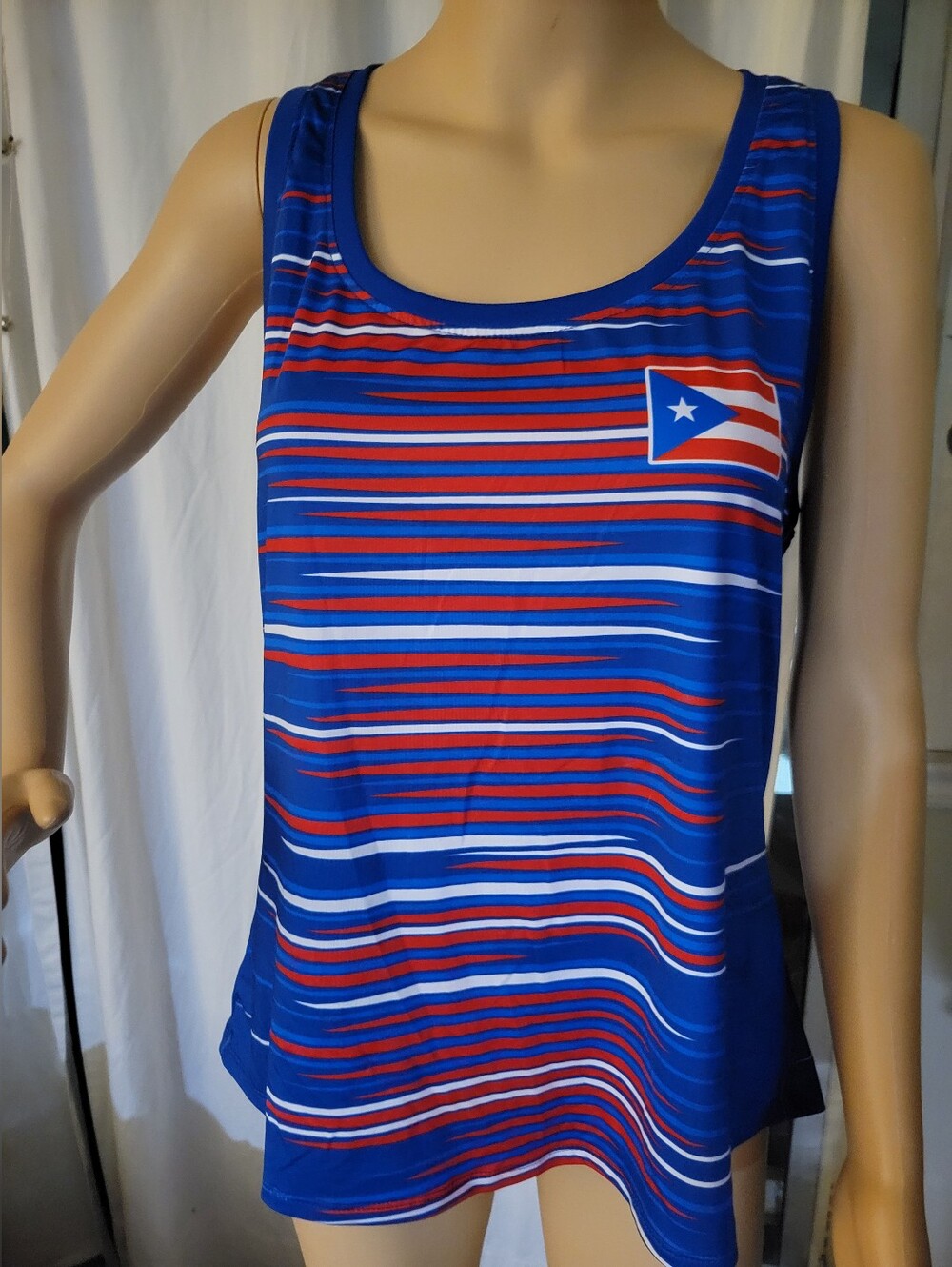 Womens Lightweight Puerto Rico Tank Top